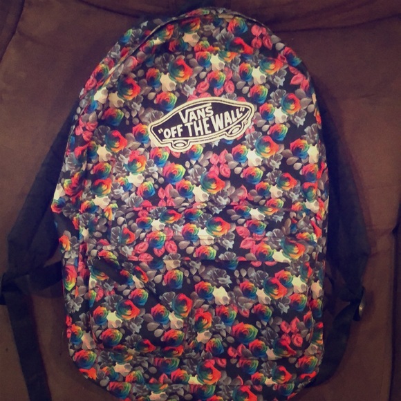 Vans Other - Trippy colorful Rose Vans Backpack